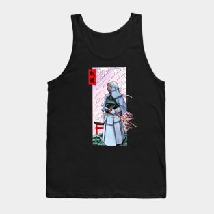 Kendoka watercolor in Japan Tank Top